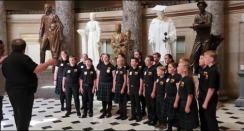 Capitol Police Stop Children's Choir From Singing the National Anthem Inside U.S. Capitol