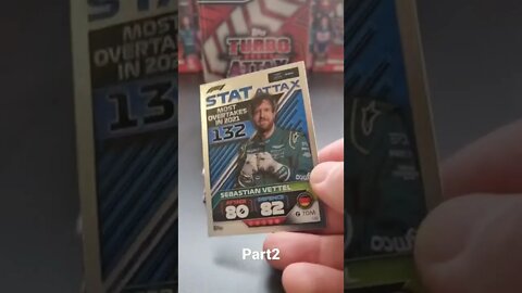 Topps Turbo Attax 2022 F1 Formula1 epic trading card opening best exclusive unboxing