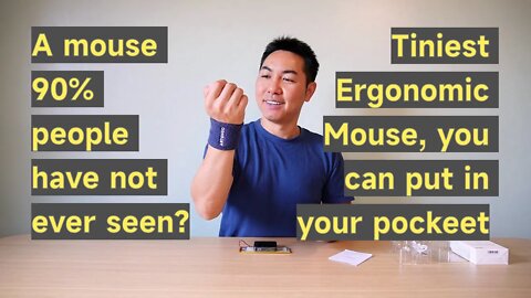 A mouse can be put in your pocket? | Tiniest Ergonomic Mouse | Tiny and Portable Mouse 2022