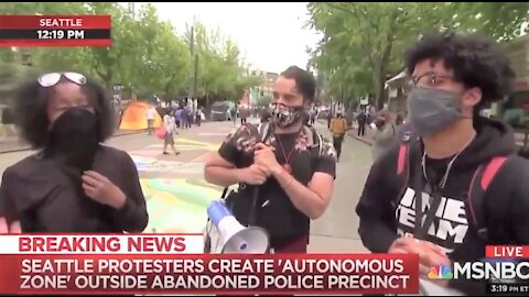 Thugs shout down MSNBC reporter for calling CHAZ a 'street festival'