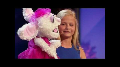 Darci Lynne Farmer Ventriloquist Golden Buzzer Auditions 1