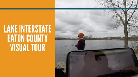lake Interstate Eaton County Visual Tour With Sonar Lansing Area Michigan Fishing Dimondale Fishing