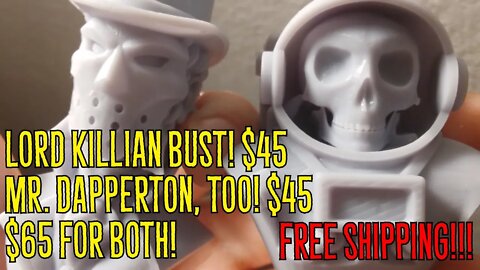 Lord Killian/Mr. Dapperton Busts for Sale!