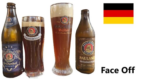 Paulaner Weissbier Dunkel Face Off... No Frankie... LOL