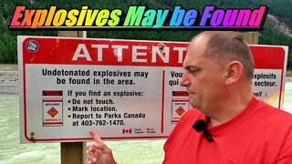 Explosives 🧨 May be Found in the area Nomad Outdoor Adventure & Travel Show Vlog#36