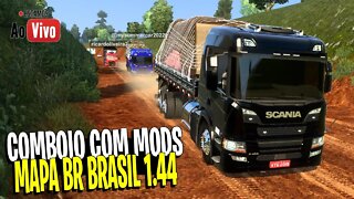 🔴 LIVE - ETS2 MAPA BR BRASIL MULTPLAYER COM MODS BRASILEIROS EURO TRUCK SIMULATOR 2 1.44