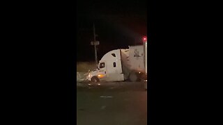 Vehicle gets stuck in pothole