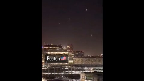 America Boston | Flames in sky