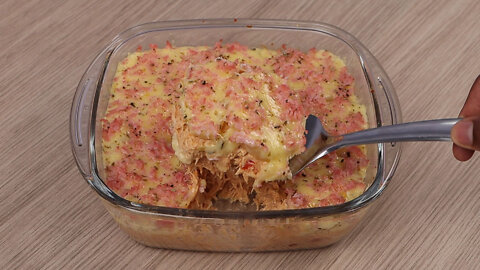 STUFFED POTATO IN THE OVEN! DIFFERENT AND VERY DELICIOUS