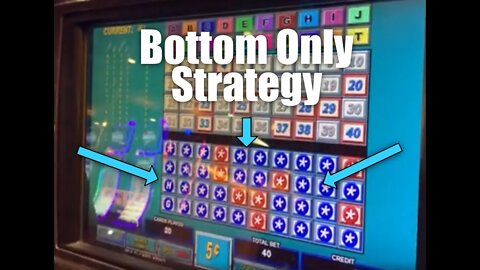 20 Card Keno [Bottom only Strategy] #kenonation