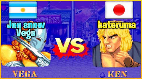 Street Fighter II': Champion Edition (Jon snow Vega Vs. hateruma) [Argentina Vs. Japan]