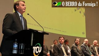 Bolsonaro discursa no TCU - III Fórum Nacional de Controle-Integrando o Brasil Para Fazer Bem