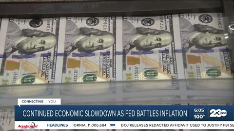 Continued economic slowdown as Fed battles inflation