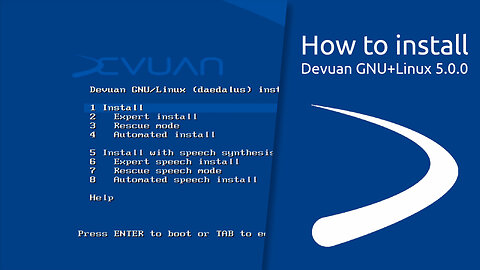 How to install Devuan GNU+Linux 5.0.0
