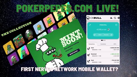 Nervos Network | PokerPepes.com Live! | New Mobile Wallet?