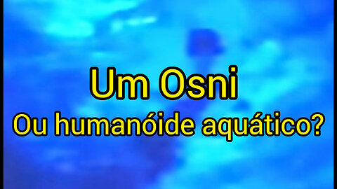 Um Osni ou Humanóide Aquático? Assista antes que desapareça! #osni #misteriosrevelados