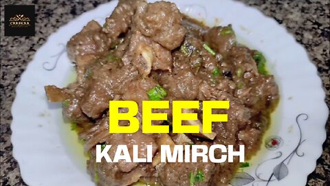 Beef Kali MIRCH _ Recipe _ by Chaskaa