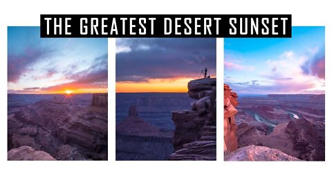 The Greatest Desert Sunset | Lumix G9 Landscape Photography