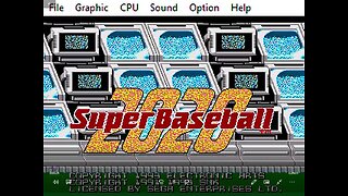 Genesis rom, Super Baseball 2020