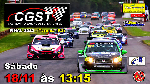 🔴 CAMPEONATO GAÚCHO DE SUPER TURISMO | FINAL 2023 - Tarumã (RS) | Ao Vivo