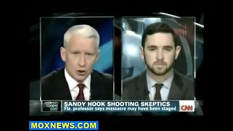 SANDY HOOK STAGED ANDERSON COOPER - CNN Mind Control - TheKimrob - 2013