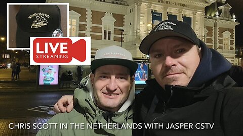 Chris Scott in the Netherlands with Jasper CSTV - Canadian Truckers to the Dutch Farmers protests