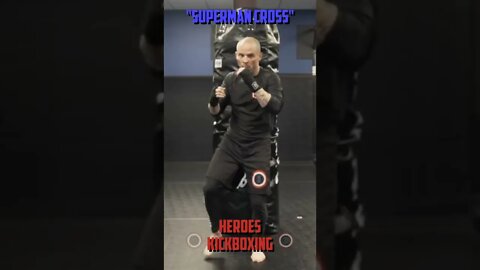 Heroes Training Center | Kickboxing "How To Throw A Superman Cross" | Yorktown Heights NY #Shorts