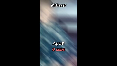 Evolution of Mr beast