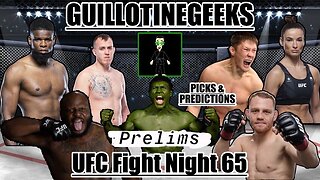 UFC VEGAS 65: LEWIS v SPIVAC PRELIM PICKS & PREDICTIONS GEEKS VISIONS BREAKDOWN 11/19!