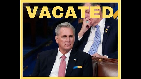 Kevin "McRINO" McCarthy Ousted As Speaker of the House