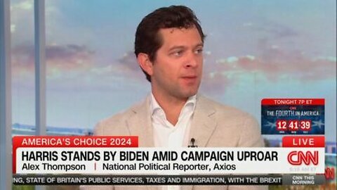 Axios’s Alex Thompson Argues Kamala Harris’s Complicity in Biden Cover-Up Is a Weakness: