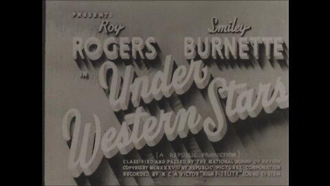 Under Western Stars, United States Political Corruption (1938 Original Black & White Film)