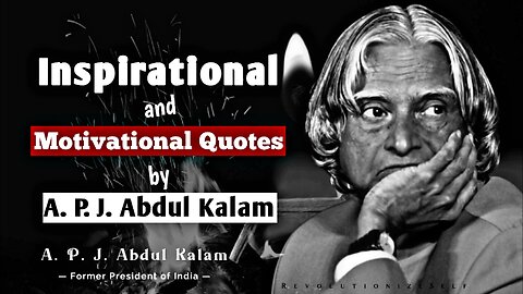 A.P.J. Abdul Kalam's famous proverbs and sayings | Inspirational & motivational quotes about dreams