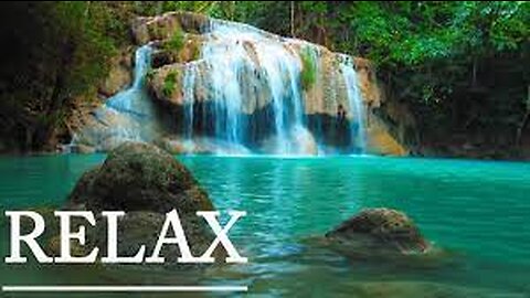 WATERFALL Sounds for Soothing Relaxation & Sleeping - 1 HOUR HD Water Sounds, Meditation, Relaxation