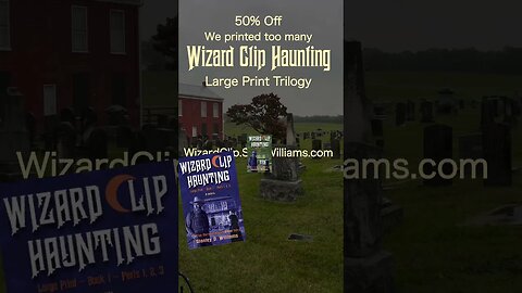 50% OFF Large Print Edition Wizard Clip Haunting