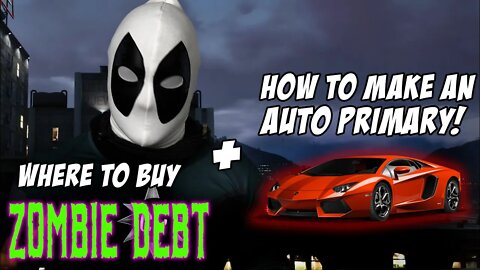 HOW TO MAKE A PRIMARY AUTO TRADELINE! + WHERE TO BUY ZOMBE DEBT ACCOUNTS!