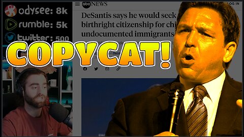 Imitation Is The Highest Form Of F*ggotry In The Case Of Ron DeSantis