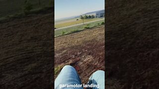 Landing a #paramotor