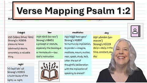 Digging into Psalm 1:2 with In-Depth Verse Mapping