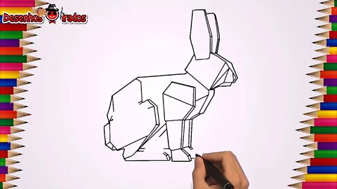 Como Desenhar Um Coelho de Papel | How to Draw a Paper Rabbit | Desenhos Irados Nº 24| 2021
