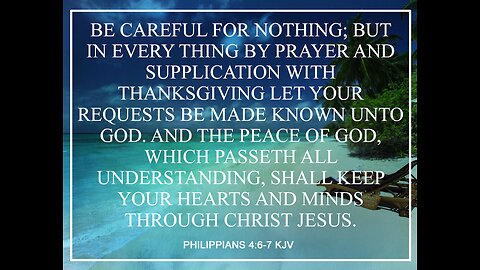 Bible Devotion: Philippians 4:6-8