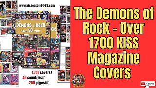 The Demons of Rock - Over 1700 KISS Magazine Covers #kiss #magazinecovers