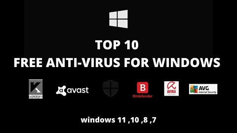 Top 10 free antivirus for windows pc NEW