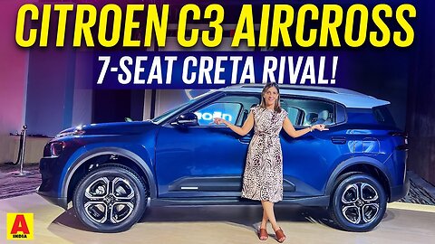Citroen C3 Aircross - 7 seat Hyundai Creta rival coming soon! | First Look | Autocar