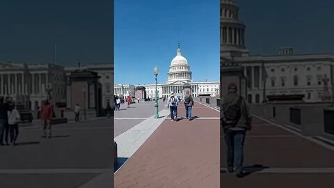 5/9/22 Nancy Drew in DC-Video 1-Supreme Court Peek and Capitol Flags Up on Both Sides- Working...