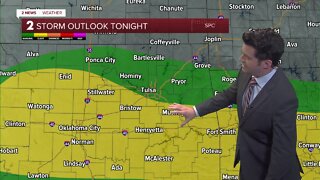 Strong to severe storms tonight