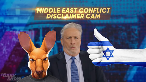 Jon Stewart does his inevitable segment on Israel and it was ridiculous