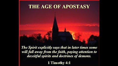 THE APOSTATE CHURCH: Another Gospel, Another Jesus | END TIMES SERMON