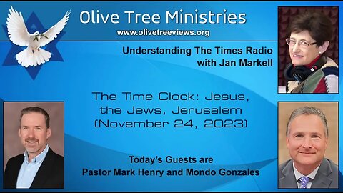 The Time Clock, Jesus, the Jews, Jerusalem – Pastor Mark Henry, Pastor Mondo Gonzales, Jan Markell