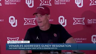 OU head coach addresses Cale Gundy resignation